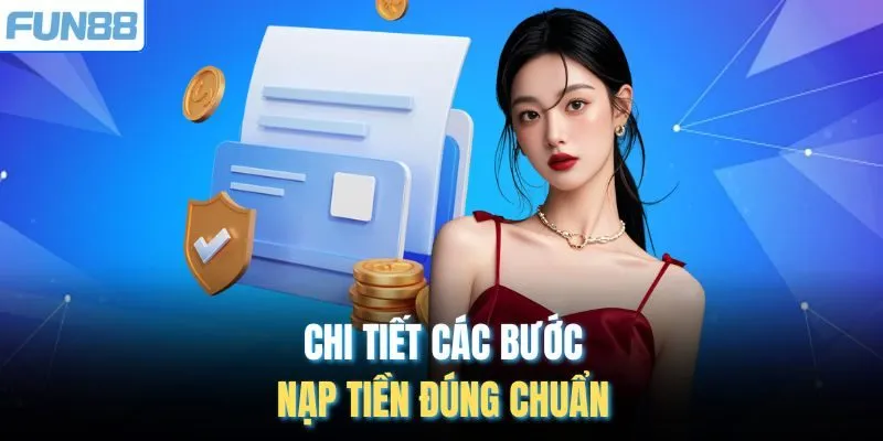 Chi tiết các bước nạp tiền đúng chuẩn